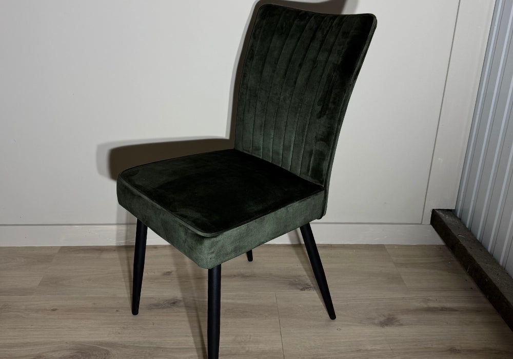 Stoelen groen (set van 4)
