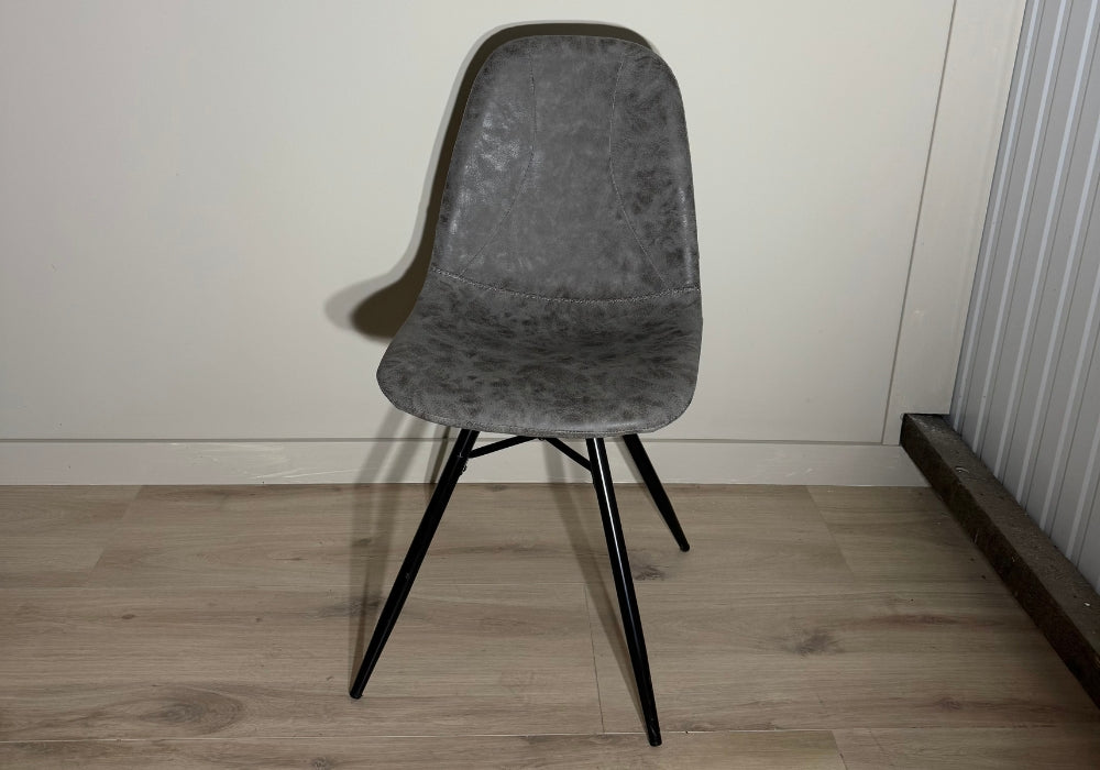 Stoelen grijs (set van 4)