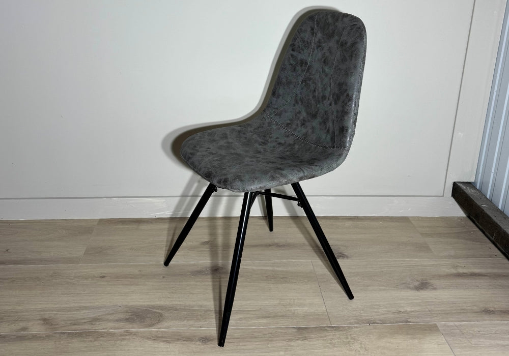 Stoelen grijs (set van 4)