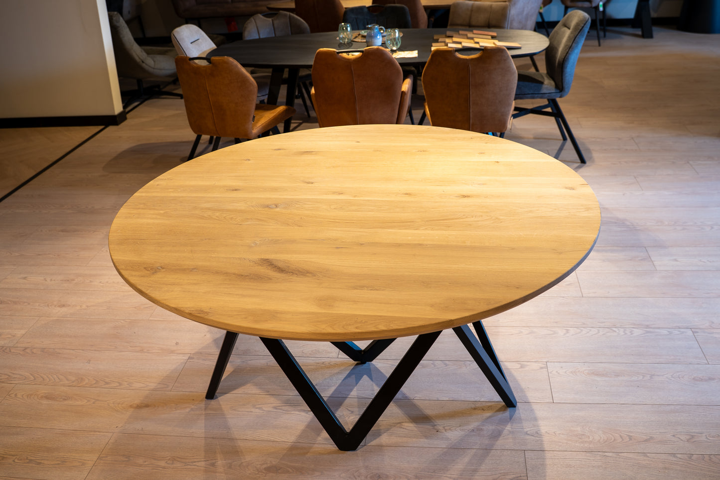 Massief Eiken Ronde Tafel