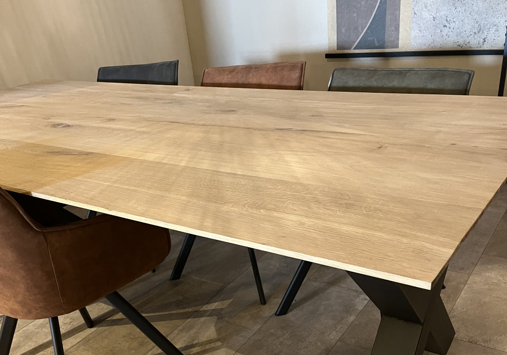 Massief Eiken Tafel Recht